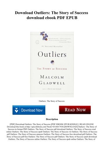 outliers gladwell epub download Epub download gladwell outliers